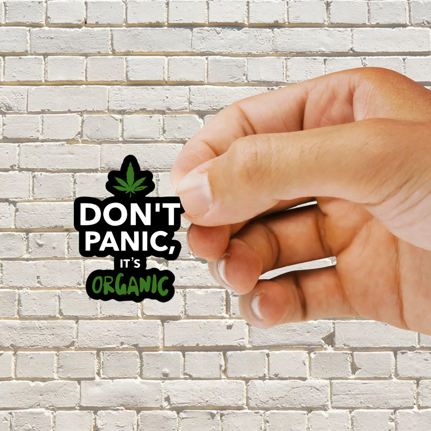 Don't Panic, It's Organic Sticker