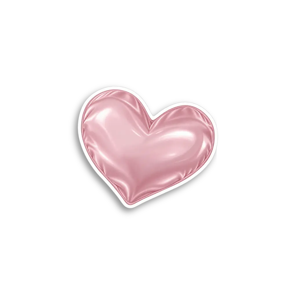 Pink Heart Sticker