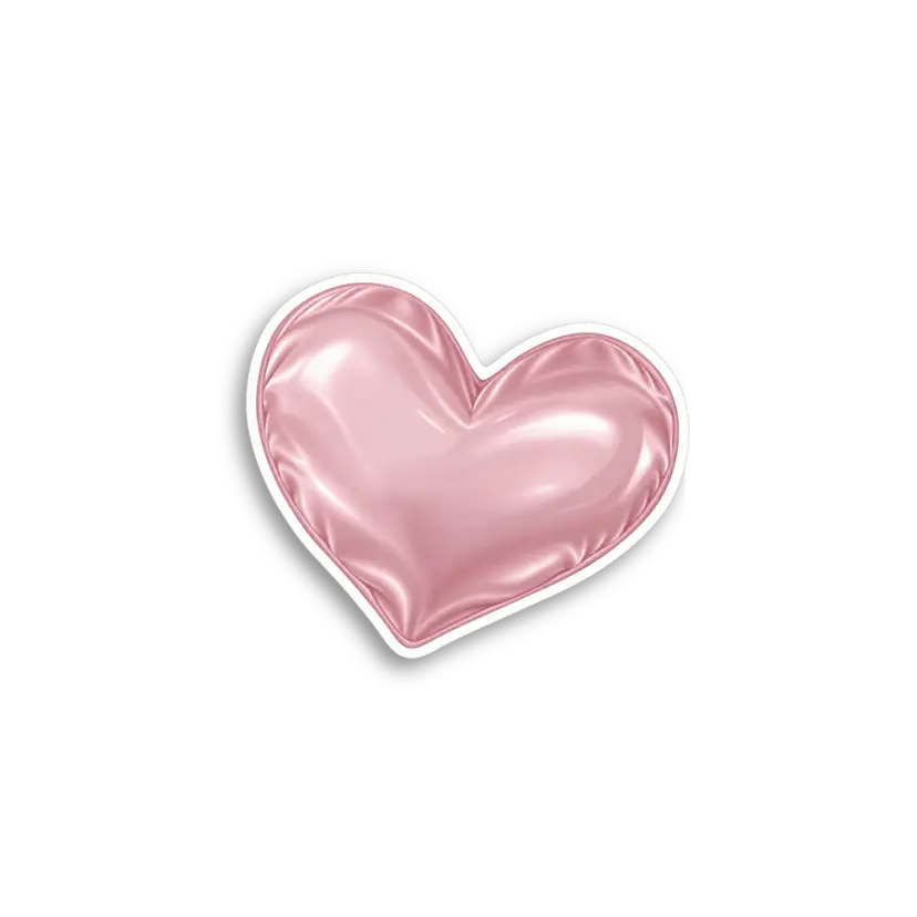 Pink Heart Sticker