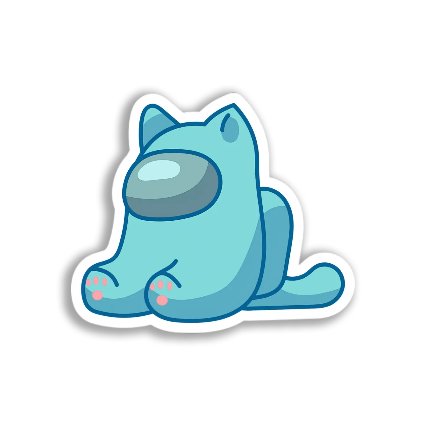 Among Us Cat Sticker