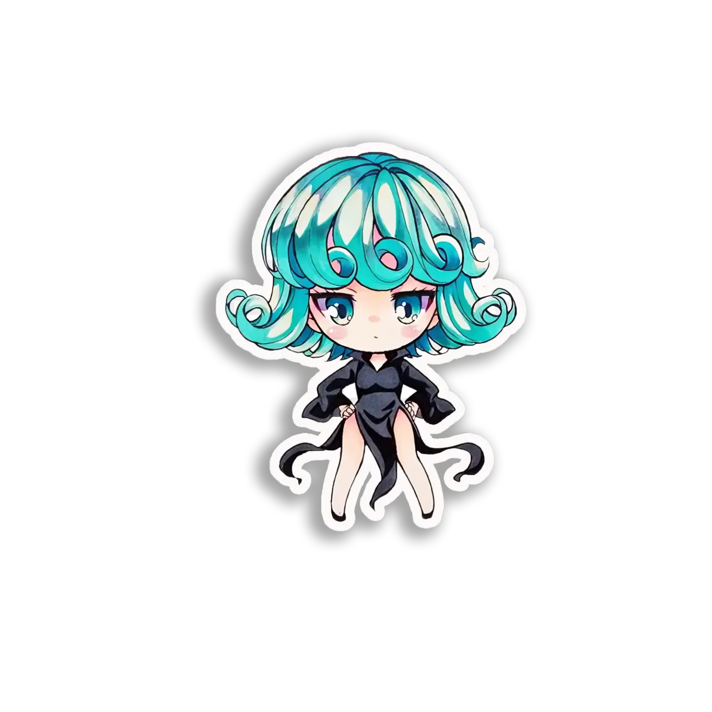 Tatsumaki Chibi Art Sticker