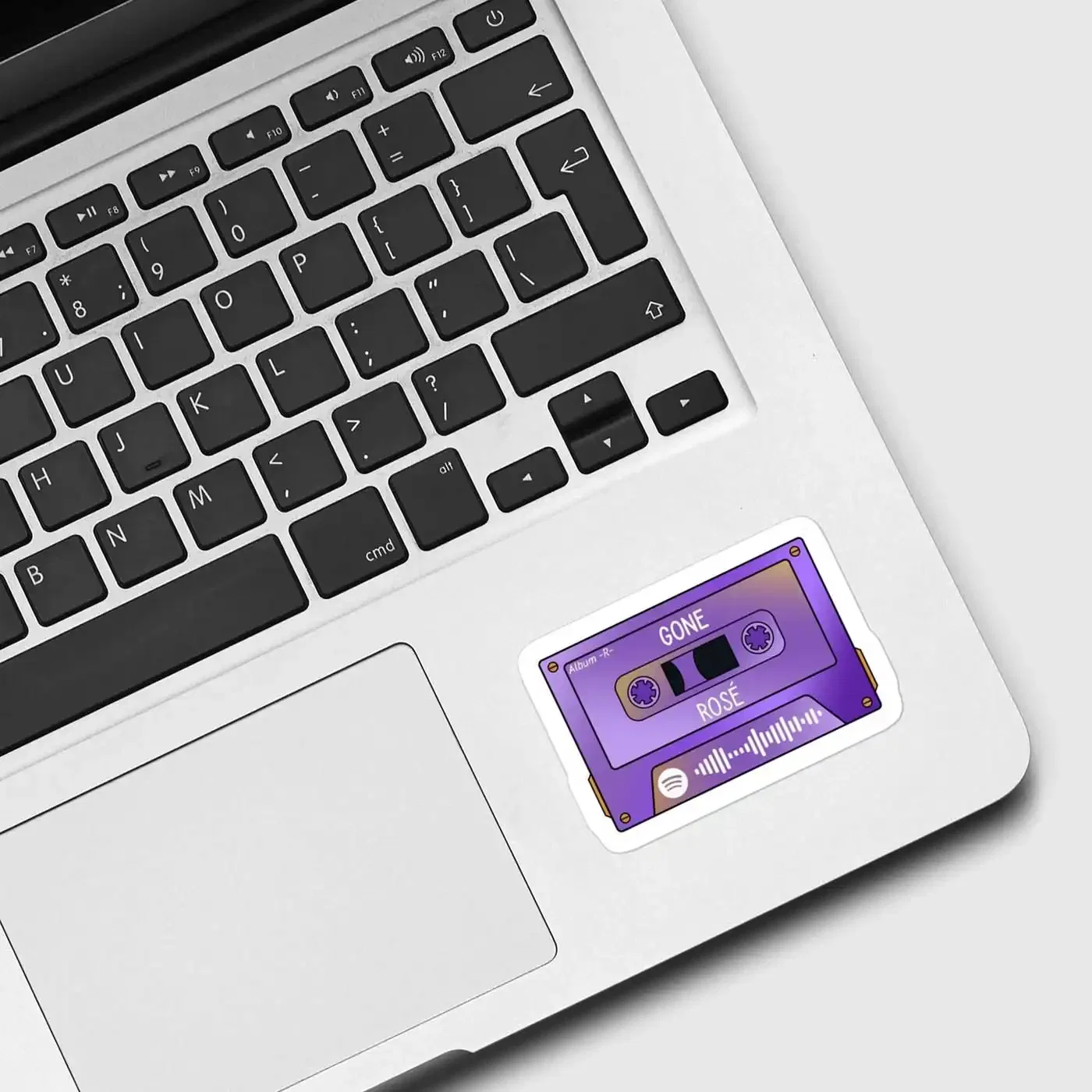 Gone Rose Cassette Sticker