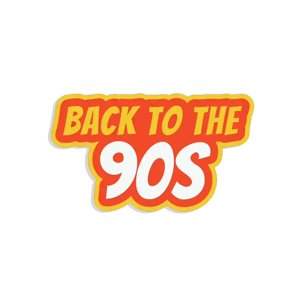 Back to the 90s Sticker