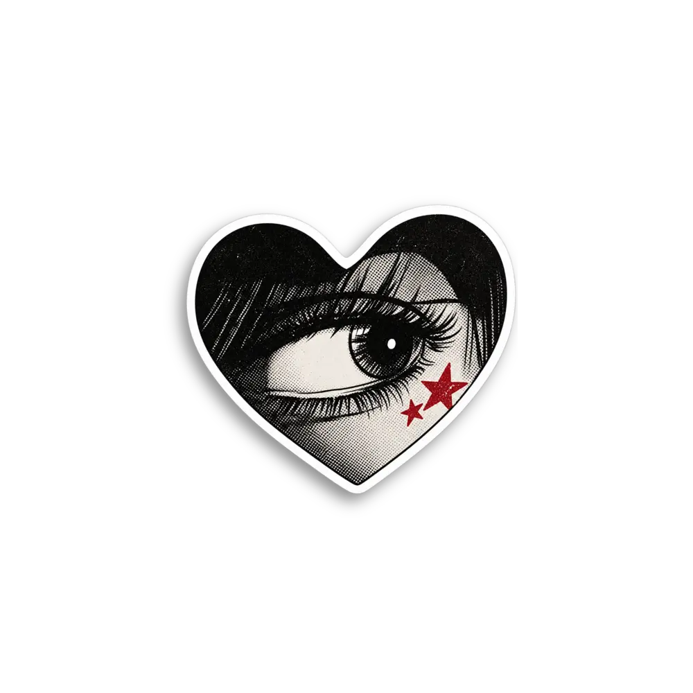 Eye Heart Sticker