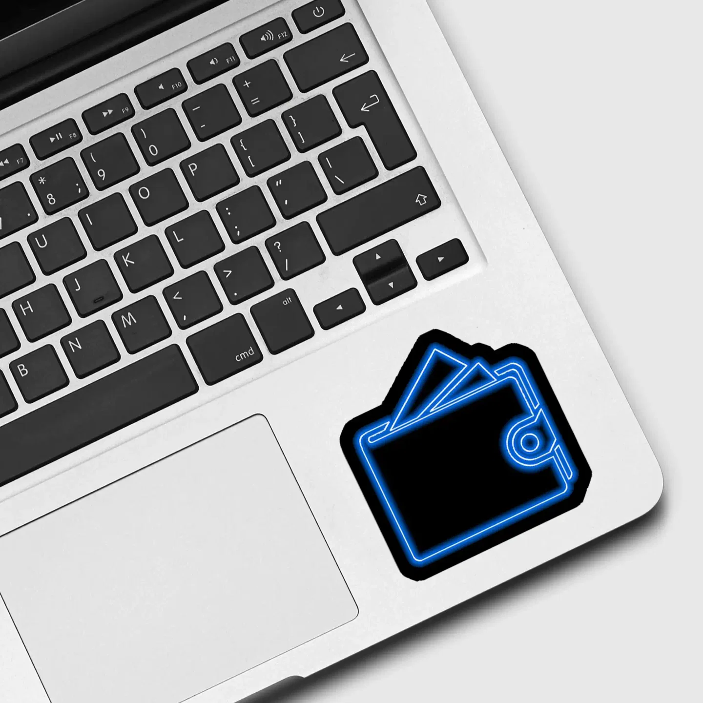 Neon Wallet Sign Sticker