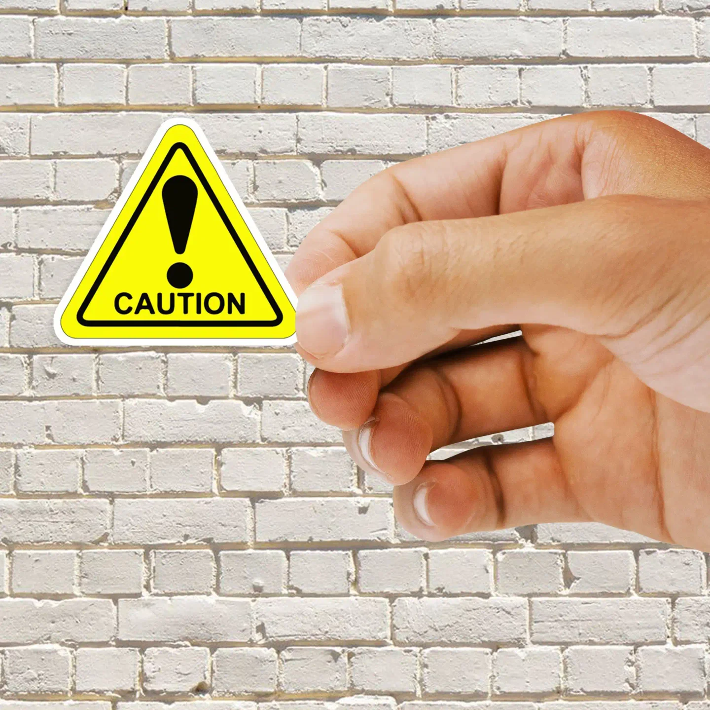 Caution Sticker