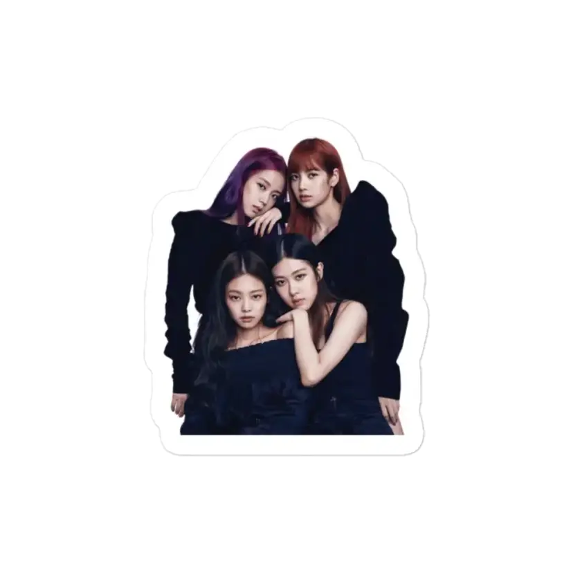 Black Pink Sticker