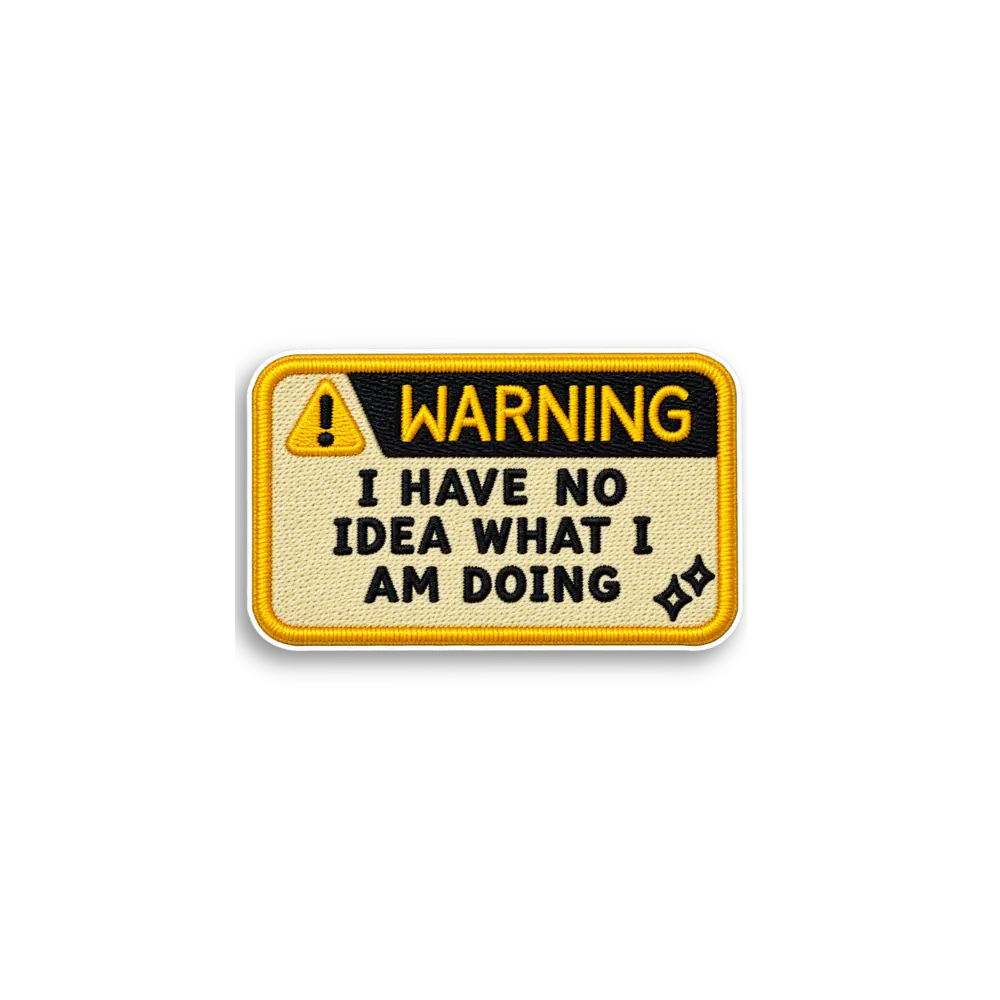 Warning Patch Sticker