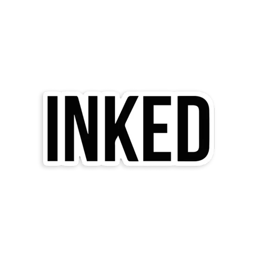 Inked Sticker