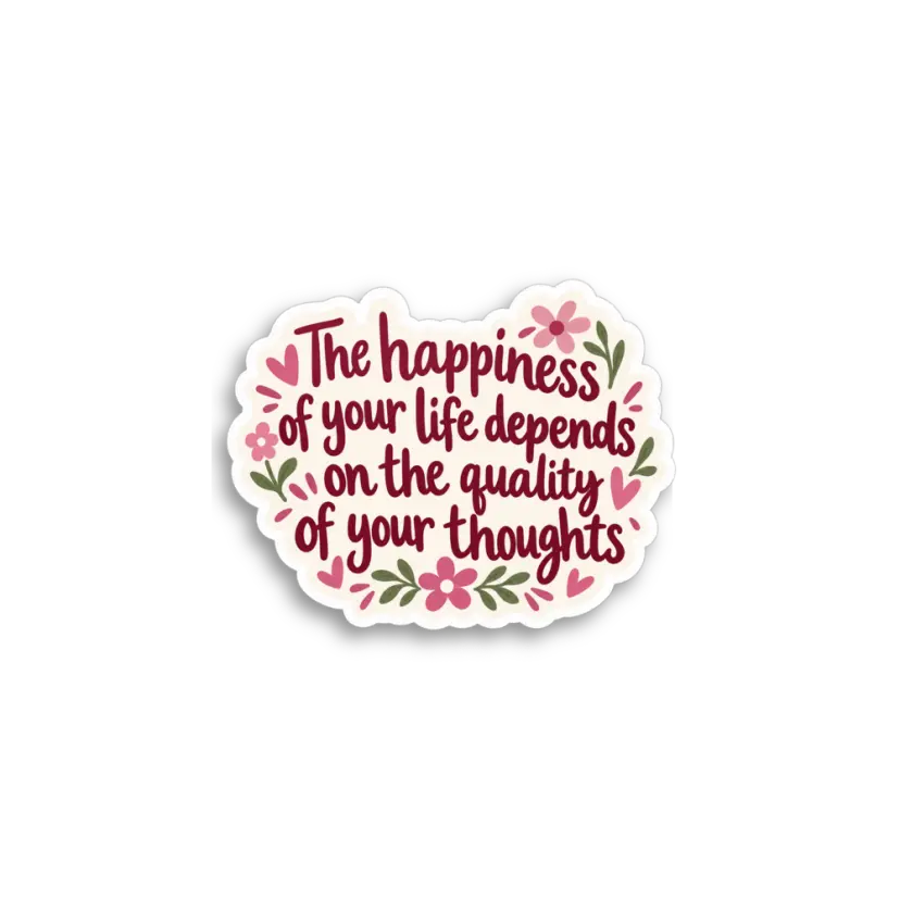 Happiness Depends Sticker
