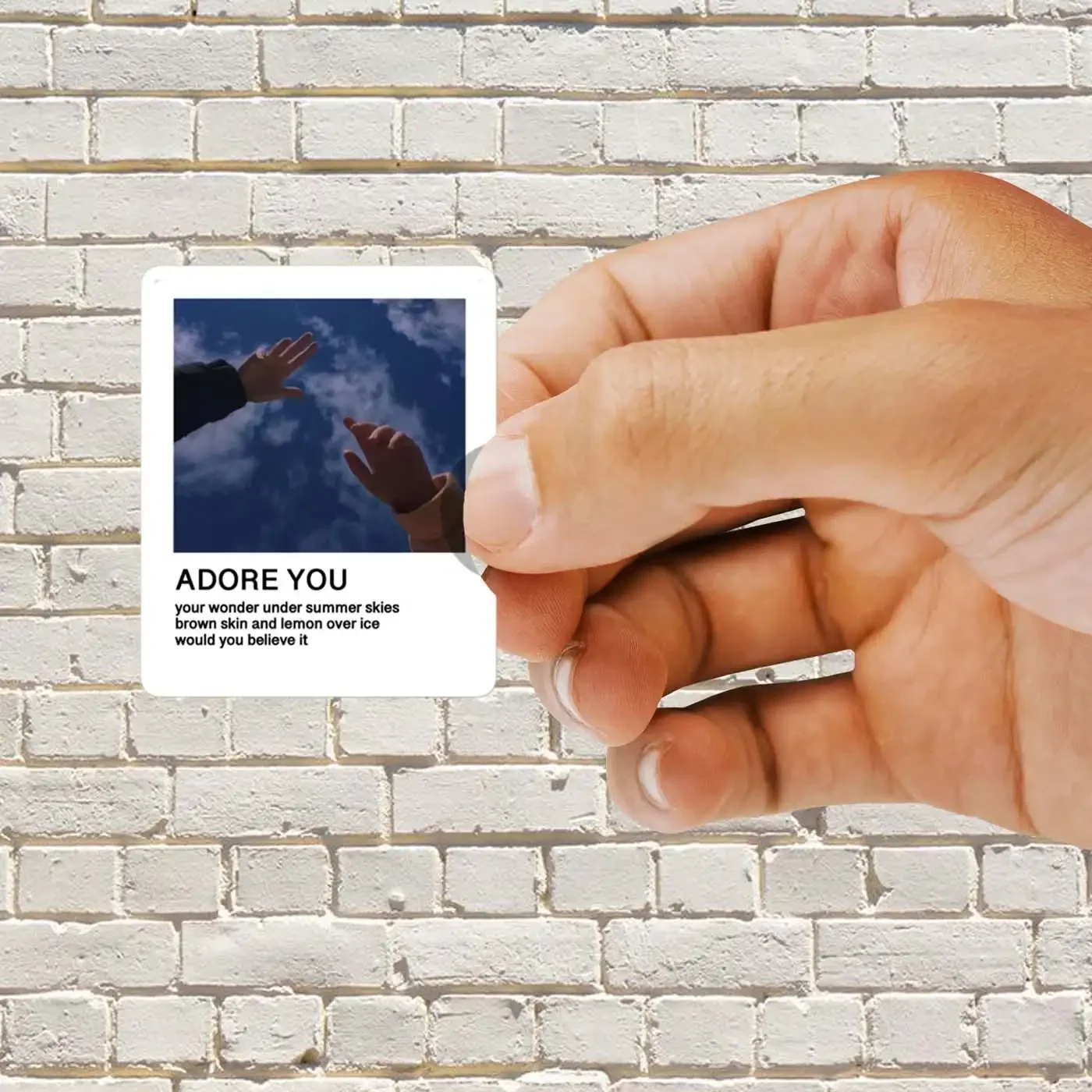 Harry Styles Adore You Polaroid Sticker