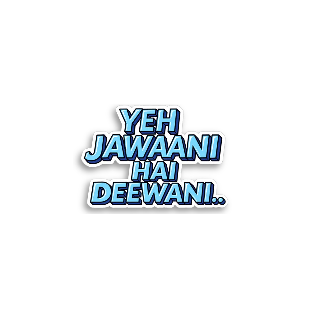 Yeh Jawaani Hai Deewani Sticker