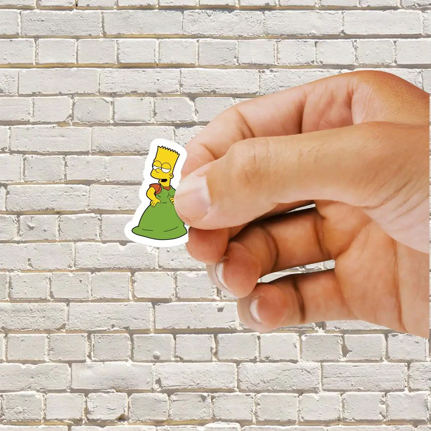 Bart Simpson in Dress Sticker