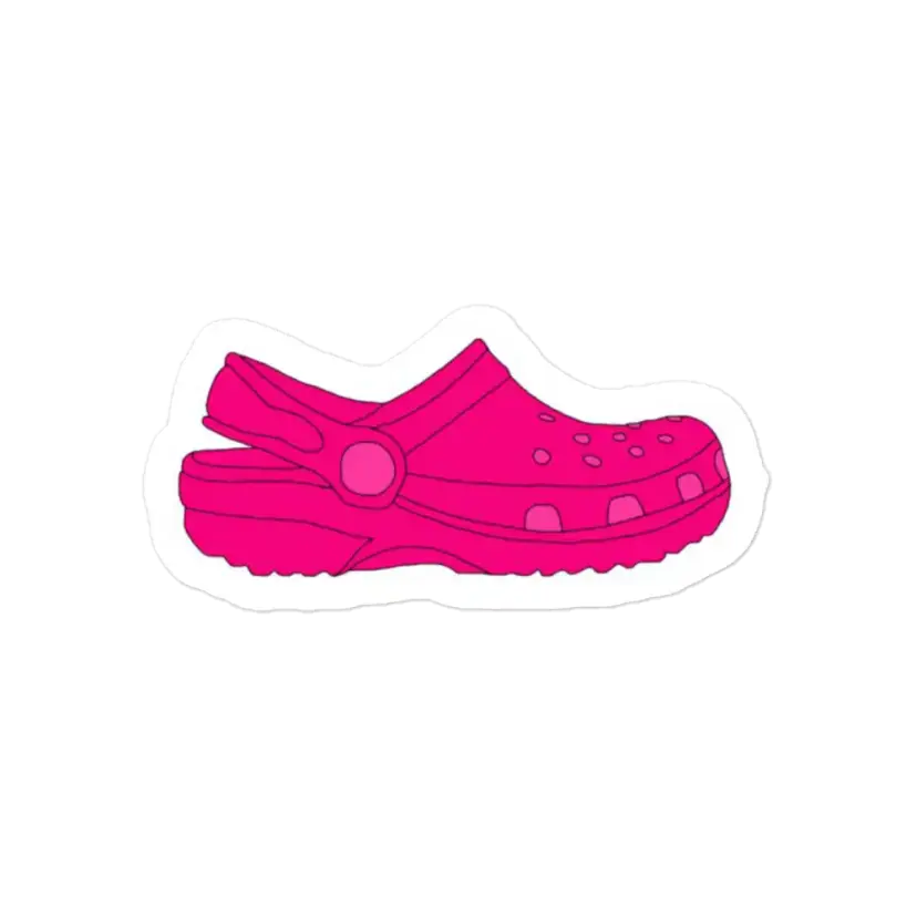 Pink Vsco Shoe Sticker