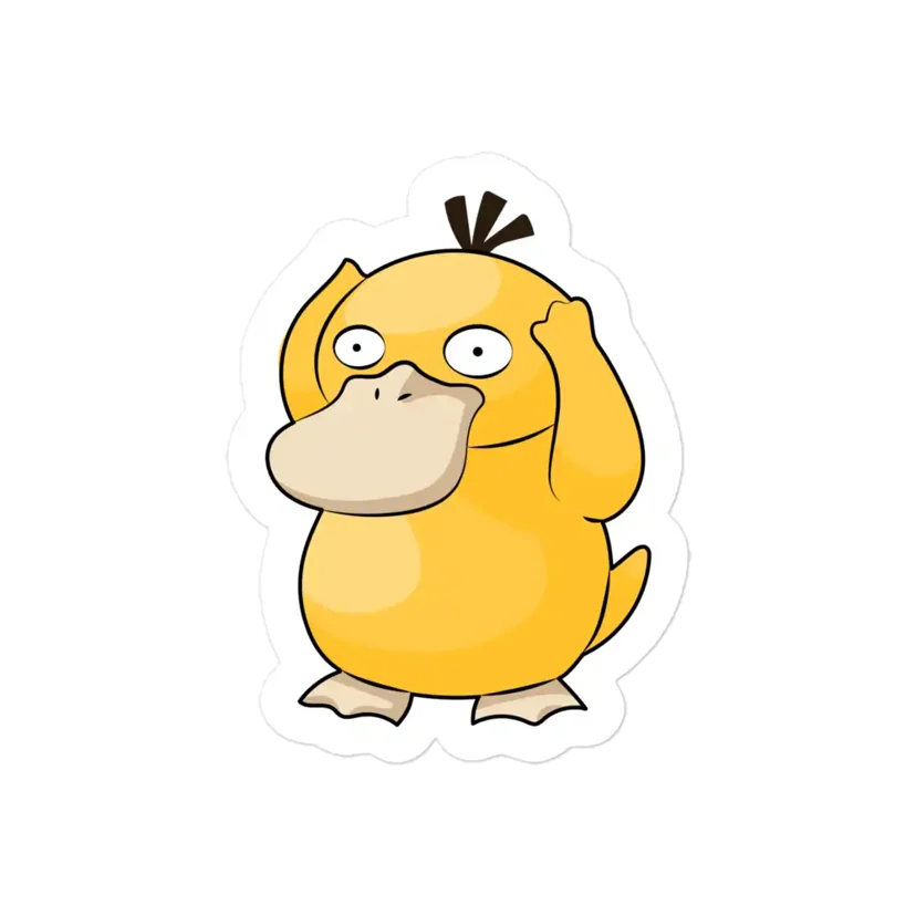 Pokemon Psyduck Sticker