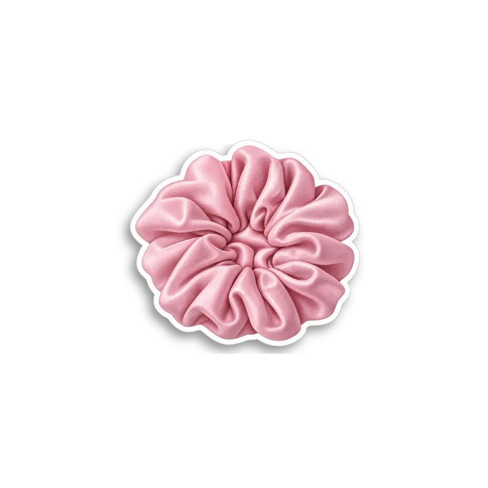 Pink Scrunchie Sticker