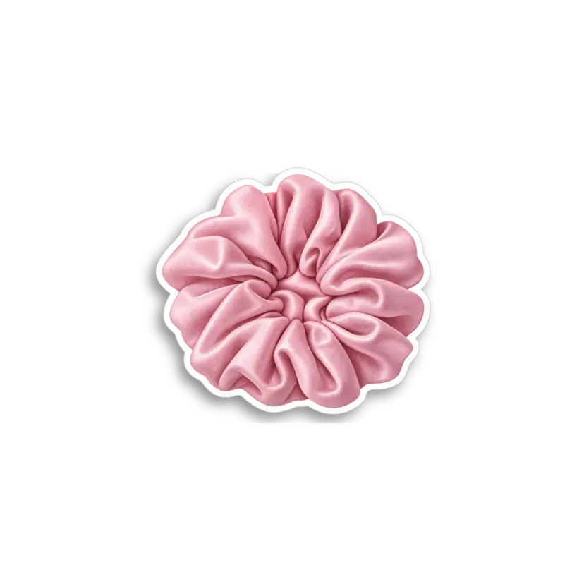 Pink Scrunchie Sticker