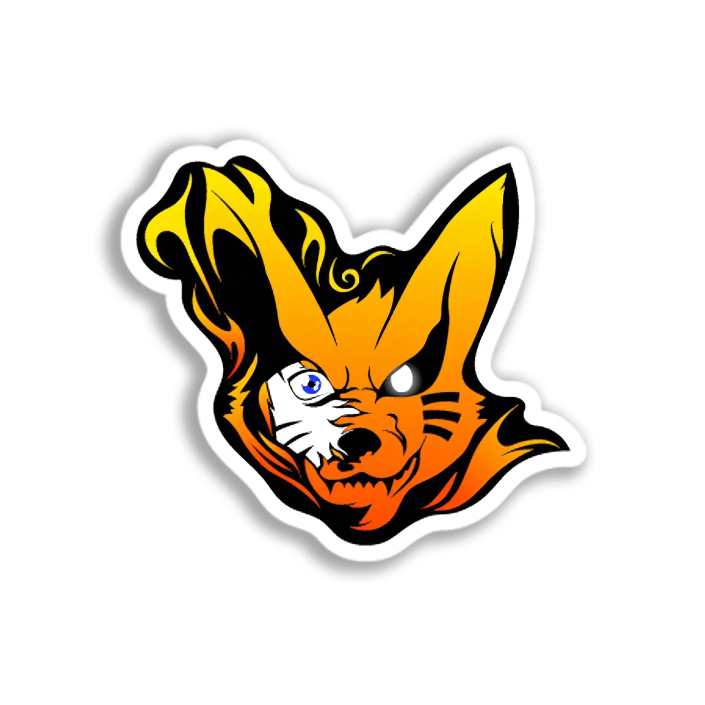 Nine-Tailed Fox Head Sticker