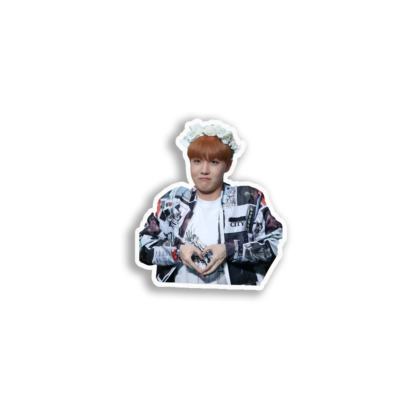 J-Hope Heart Sign Sticker