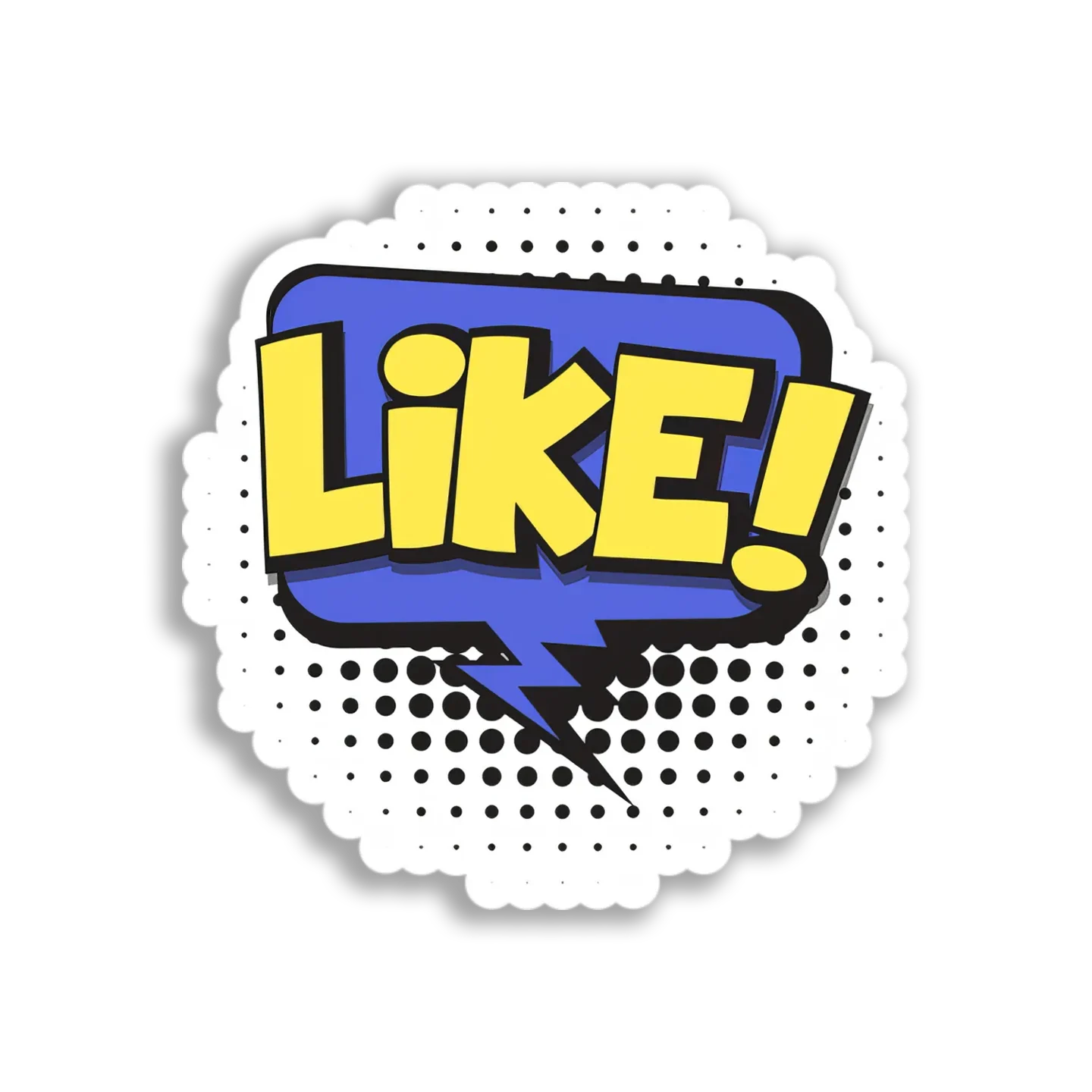 Comic Book Like! Sticker