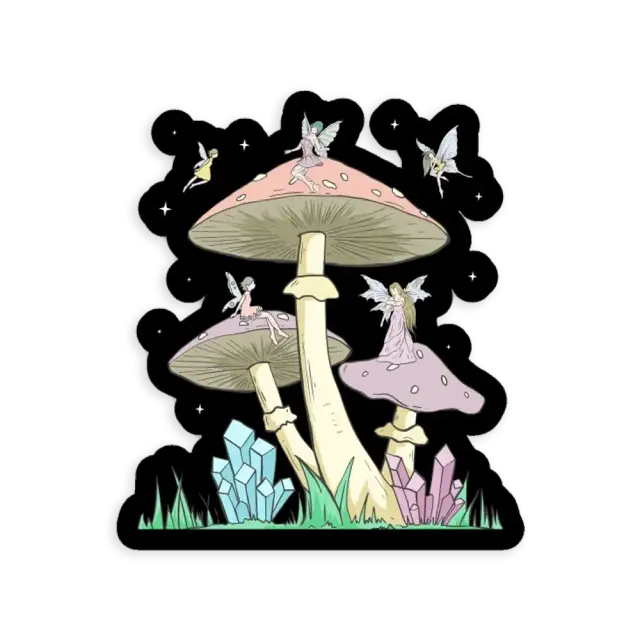Mushroom aesthetic fairy Sticker