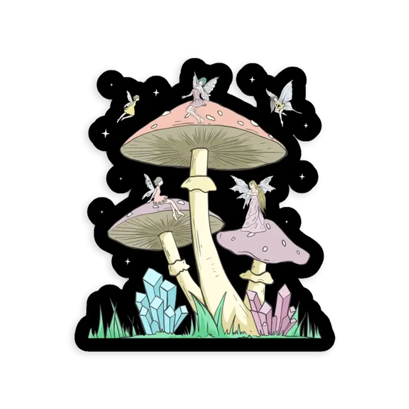 Mushroom aesthetic fairy Sticker