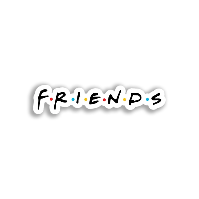 Friends Logo Sticker