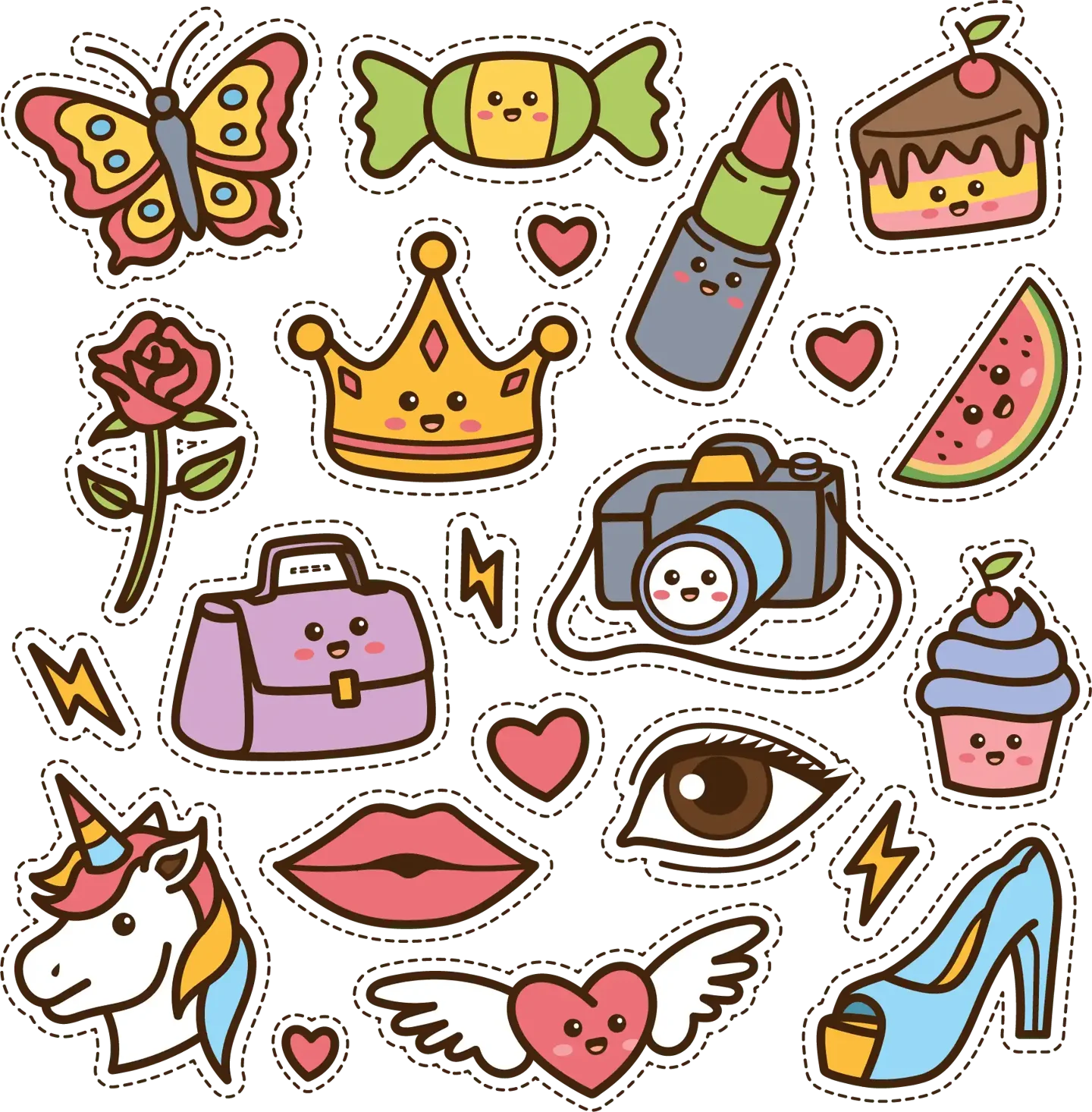 Fashion Patch Stickers