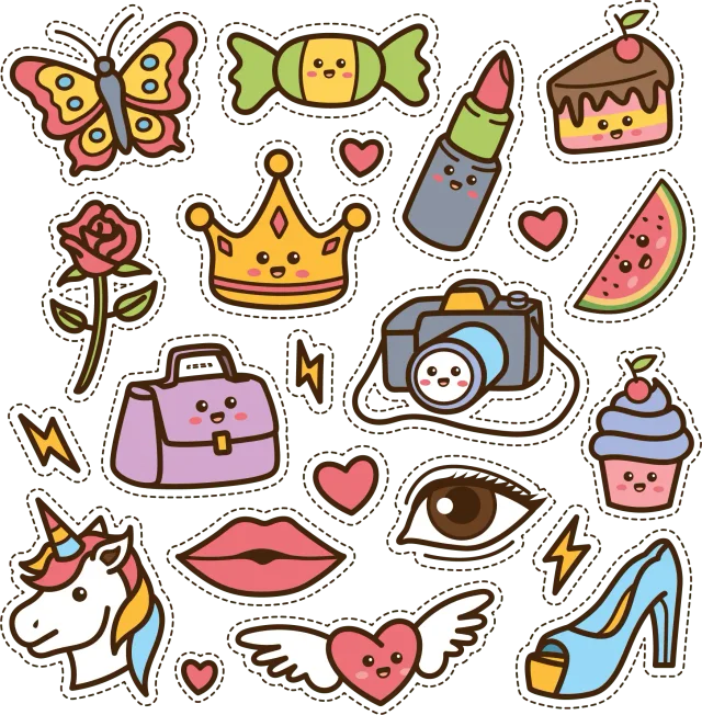 Fashion Patch Stickers