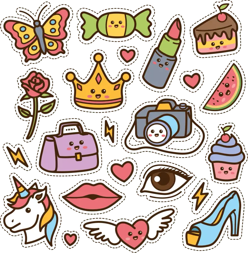 Fashion Patch Stickers