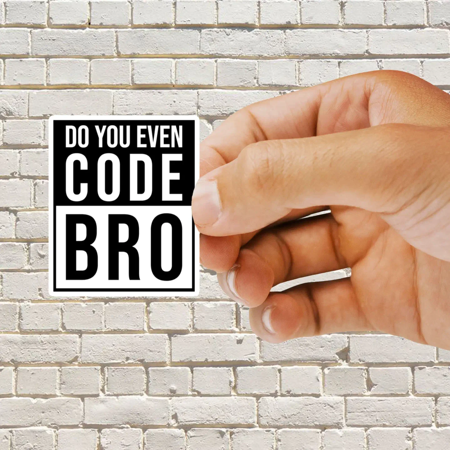 Bro do you even code Sticker
