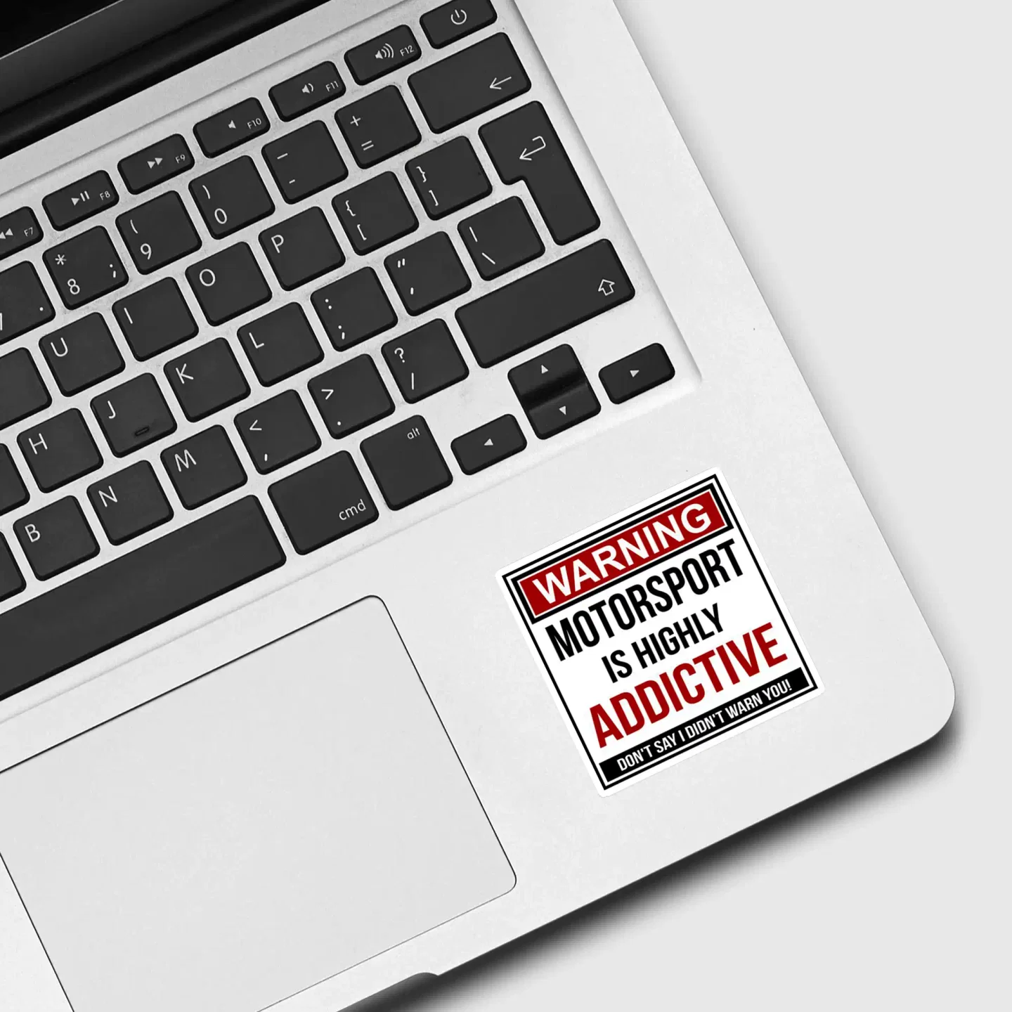 Funny Motorsport Warning Design Sticker