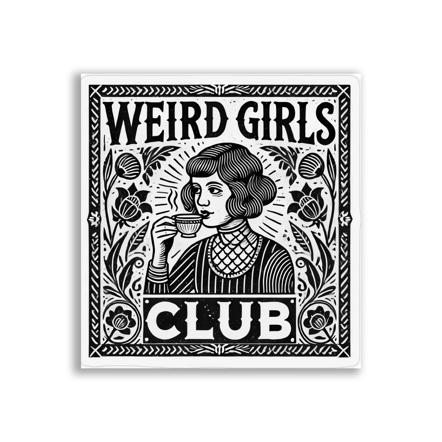 Weird Girls Club Sticker