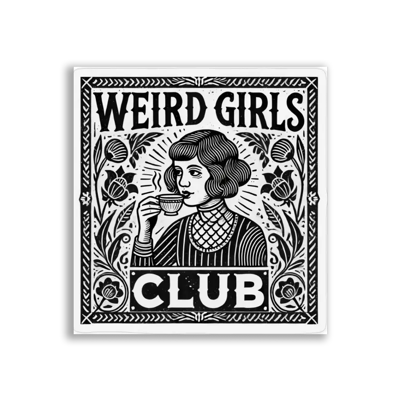 Weird Girls Club Sticker