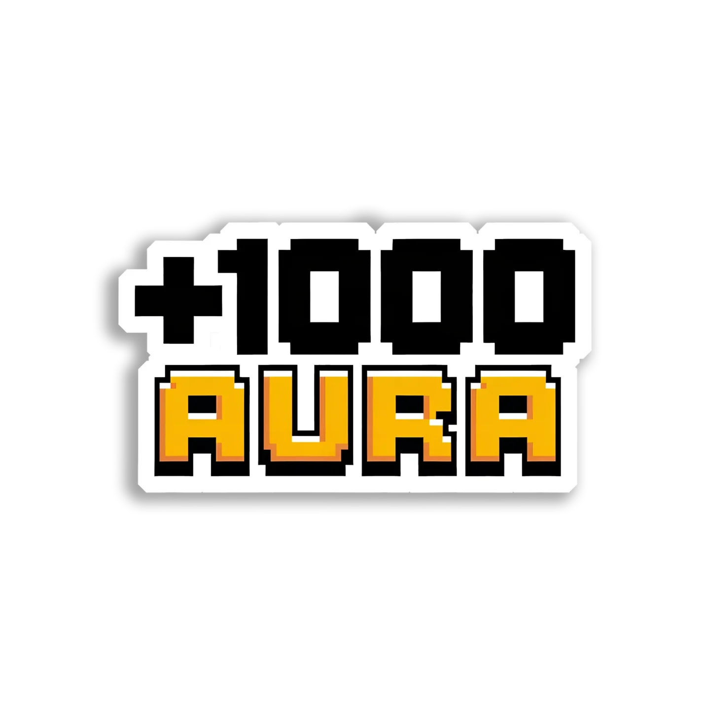 +1000 Aura Boost Sticker