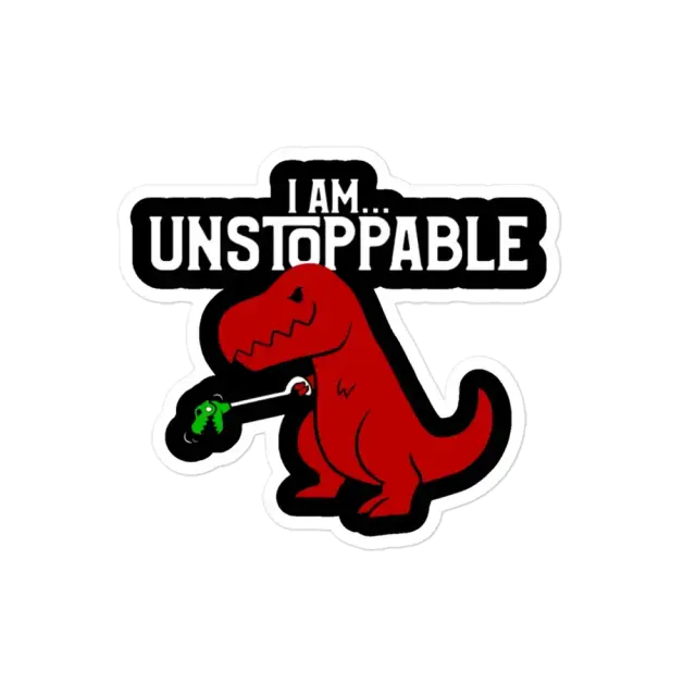I Am Unstoppable Car Sticker
