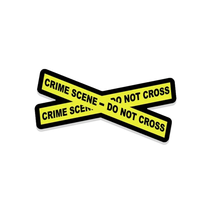 Crime Scene Do not Cross Sticker