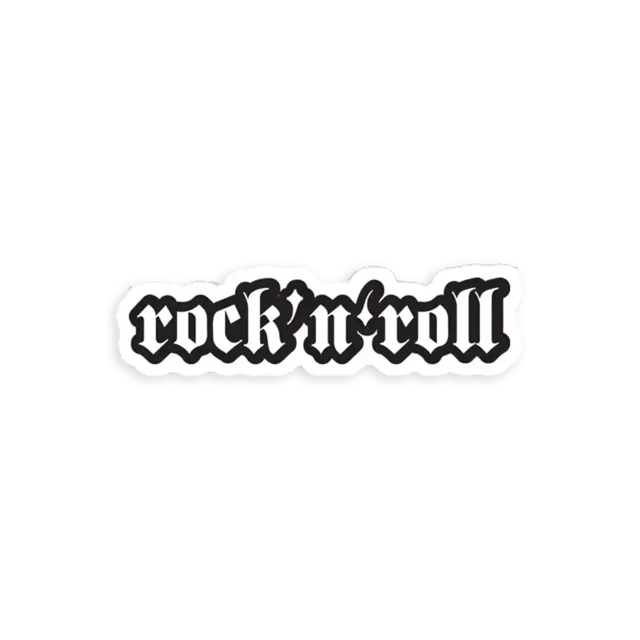 Rock and Roll - Cool Motorcycle Or Rock Sticker