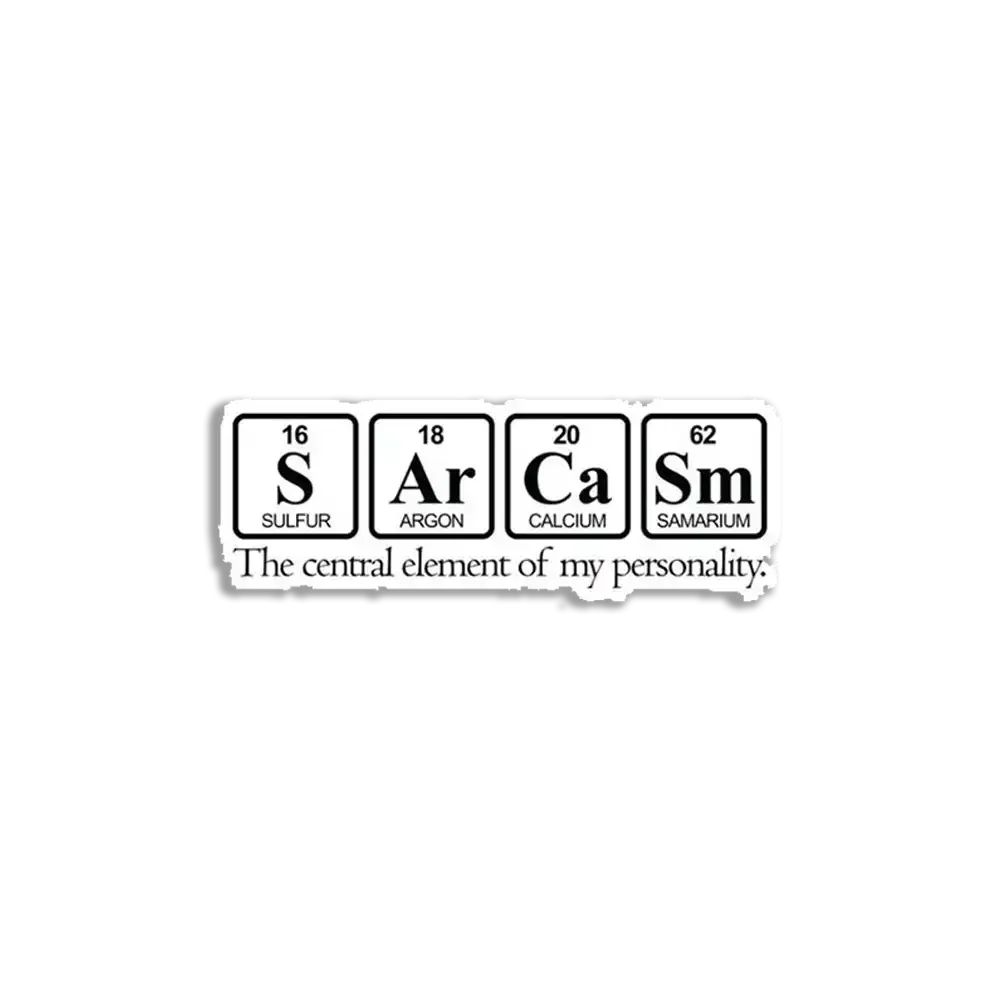 Sarcasm Sticker