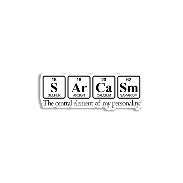 Sarcasm Sticker
