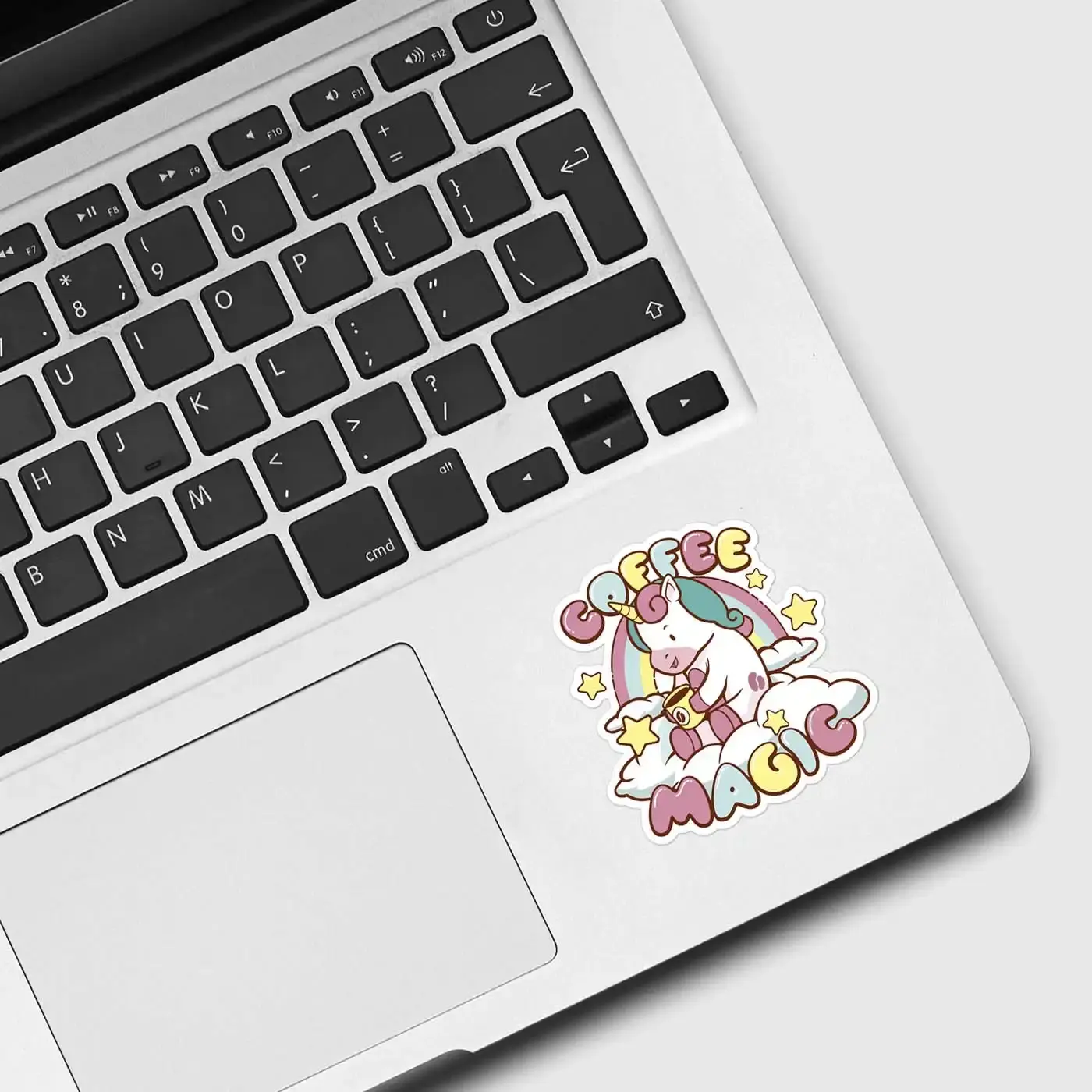 Coffee Magic Unicorn Sticker