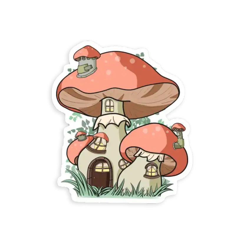 Mushroom aesthetic fairy Sticker