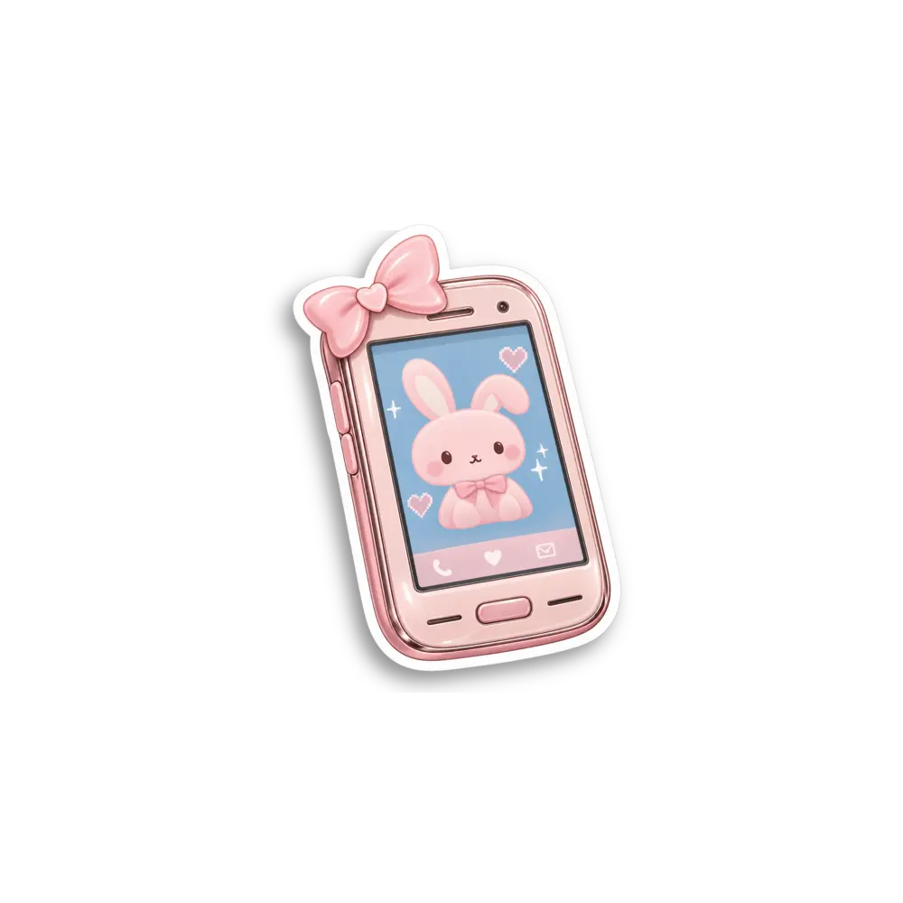 Bunny Phone Sticker
