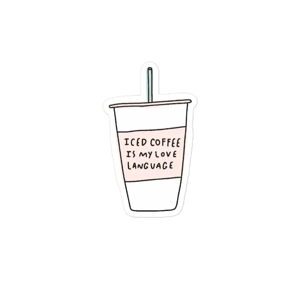 Iced coffee Sticker