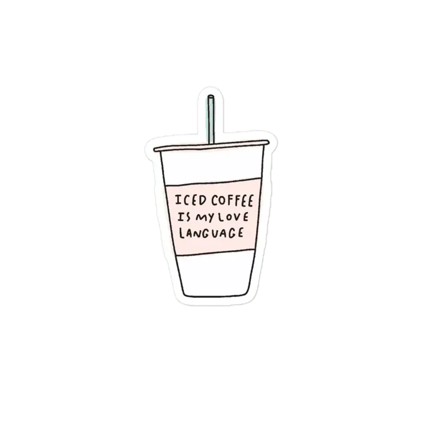 Iced coffee Sticker