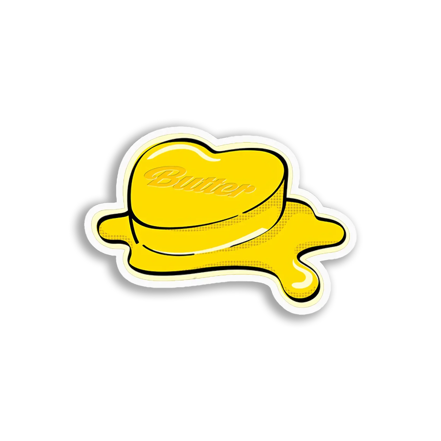 Melting Butter Pat Sticker