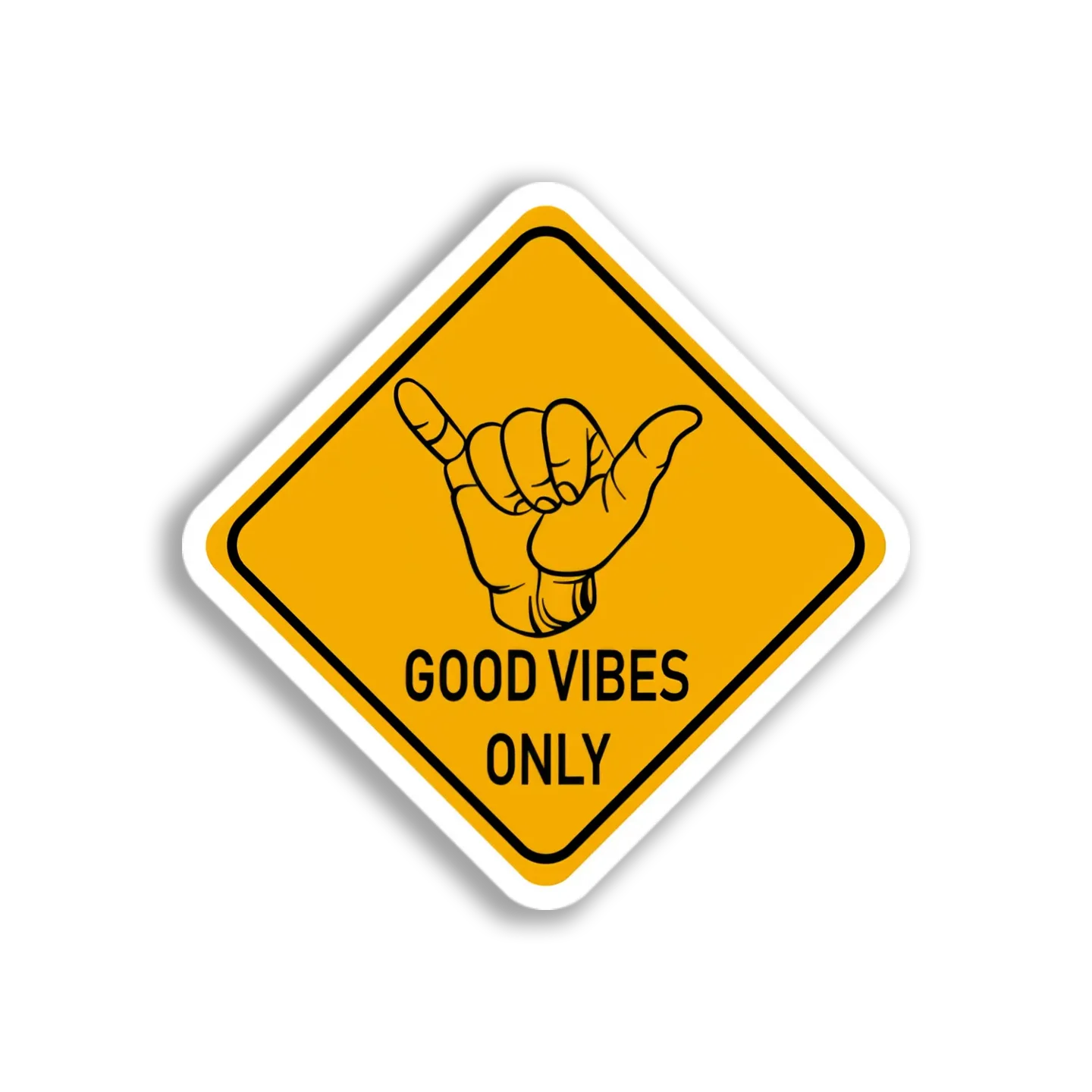 Hang Loose Good Vibes Sticker