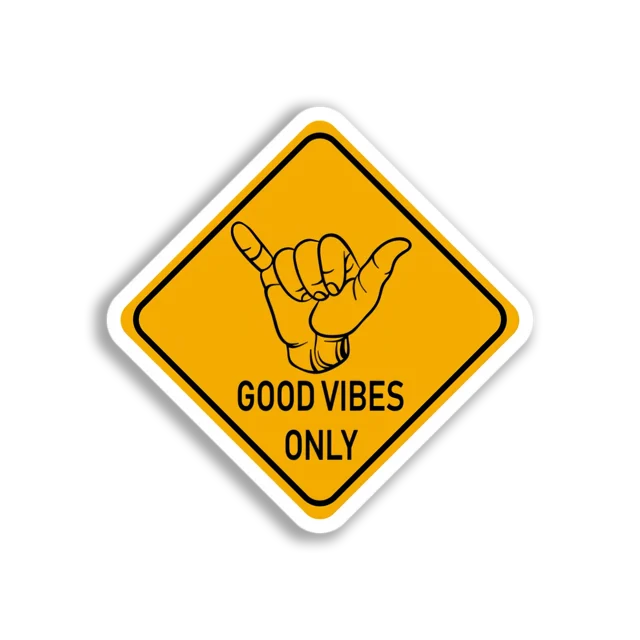 Hang Loose Good Vibes Sticker