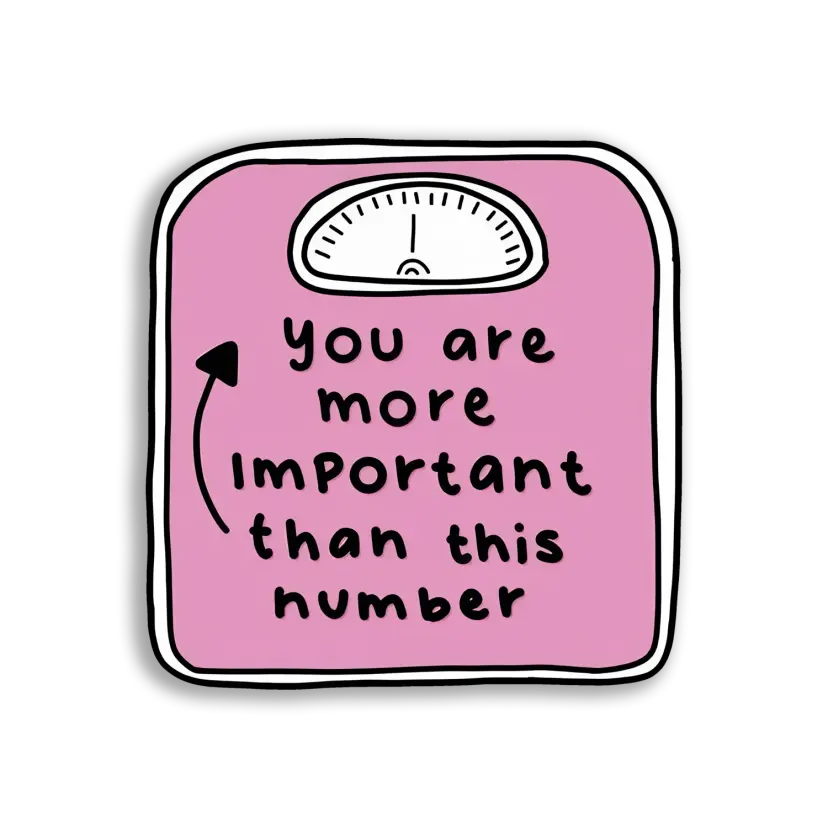 You Are More Than This Number Sticker