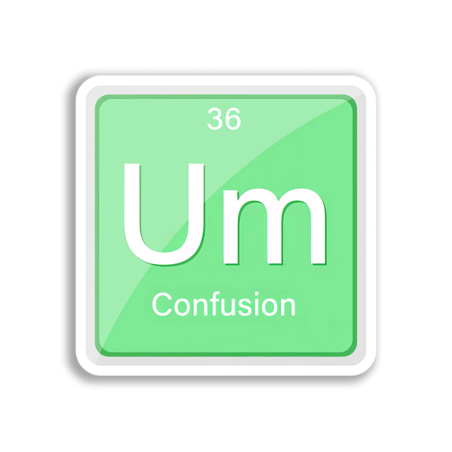 Ununbium Element Tile Sticker